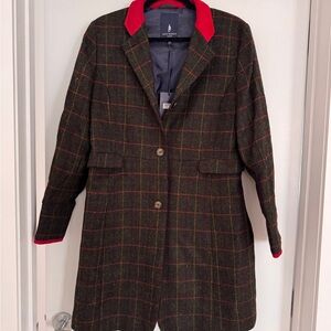 Jack Murphy Ireland Pamela Wool Tweed Coat Size US8/EU40 NWT